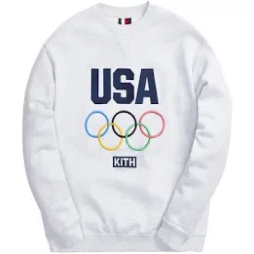 Kith unisex White USA Crewneck Sweater